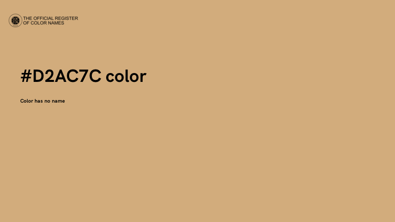 #D2AC7C color image