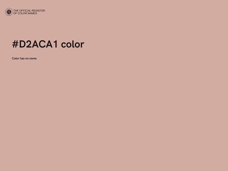 #D2ACA1 color image