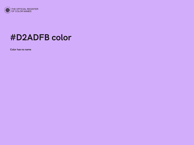 #D2ADFB color image