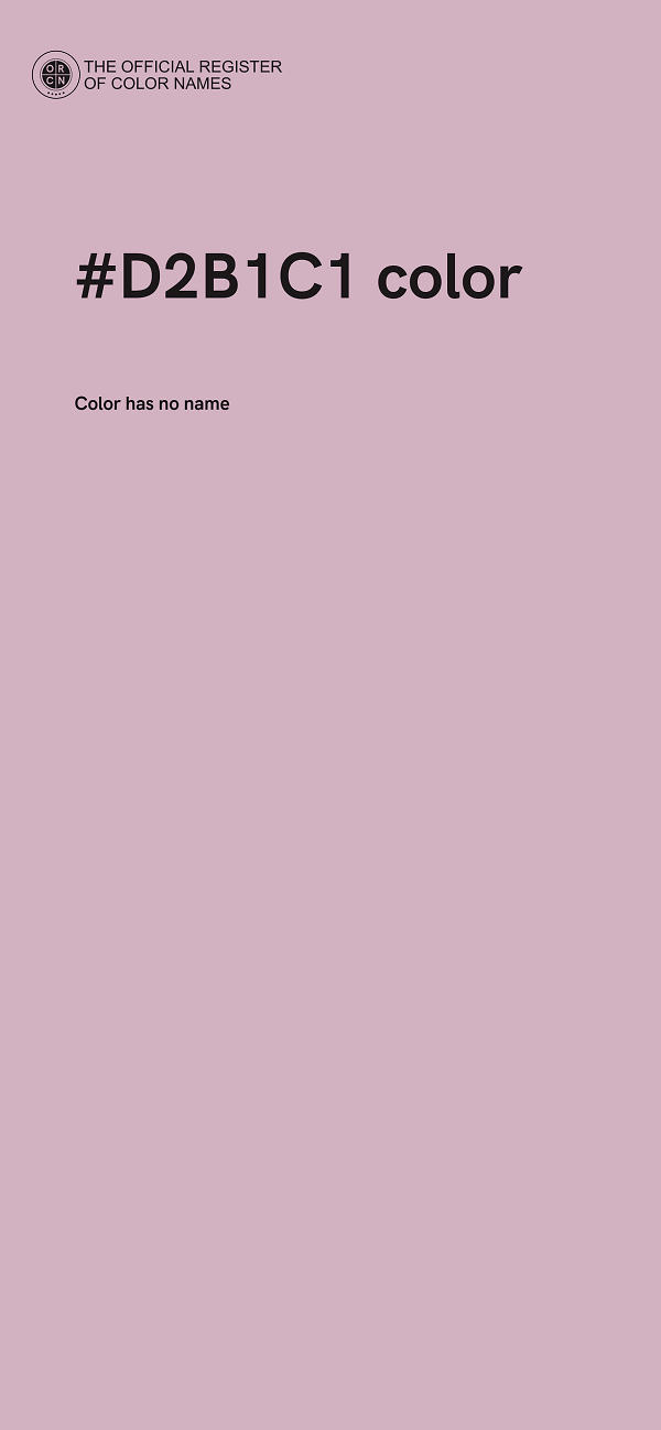 #D2B1C1 color image