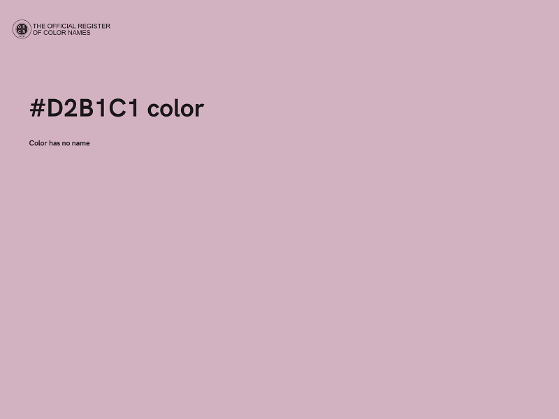#D2B1C1 color image