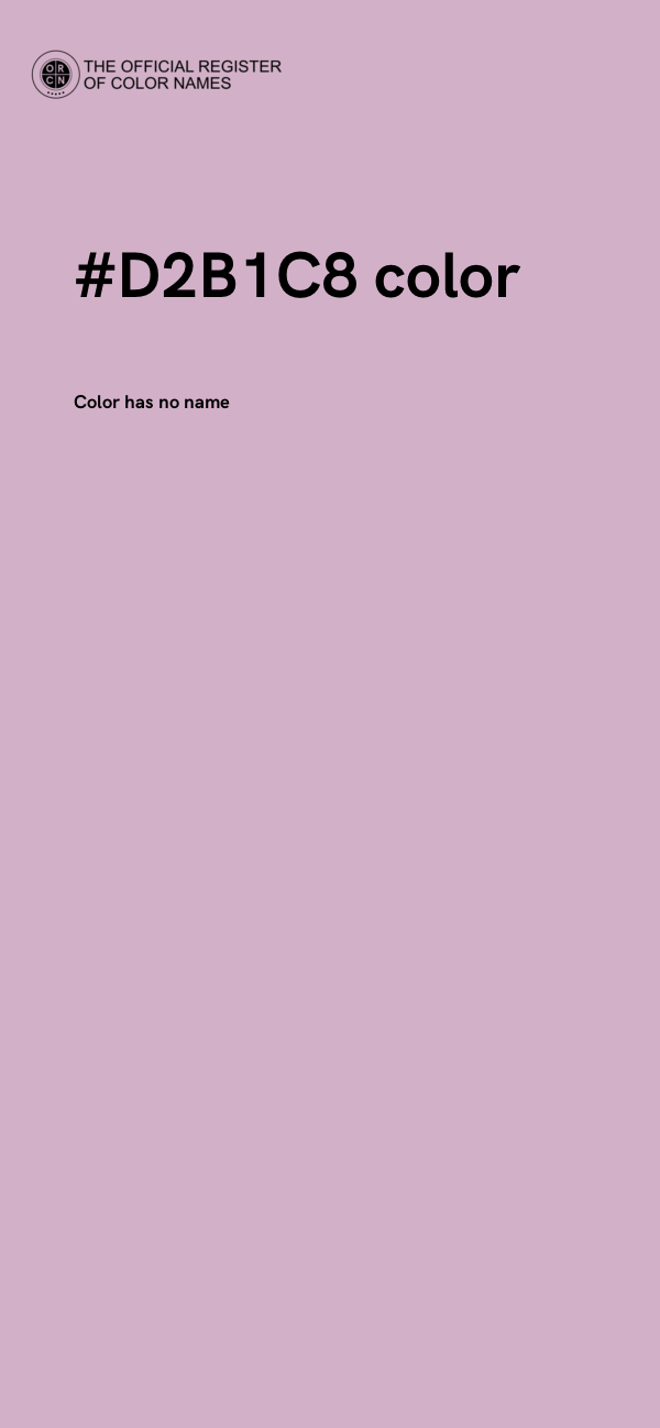 #D2B1C8 color image