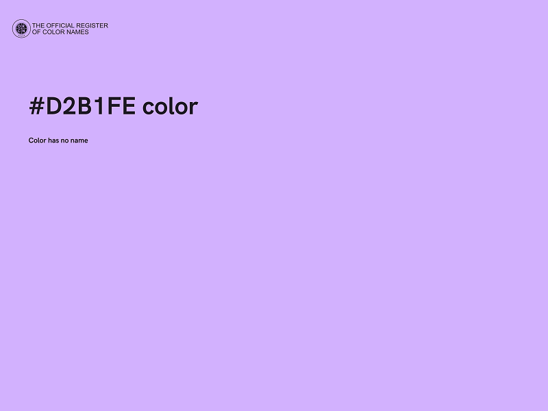 #D2B1FE color image