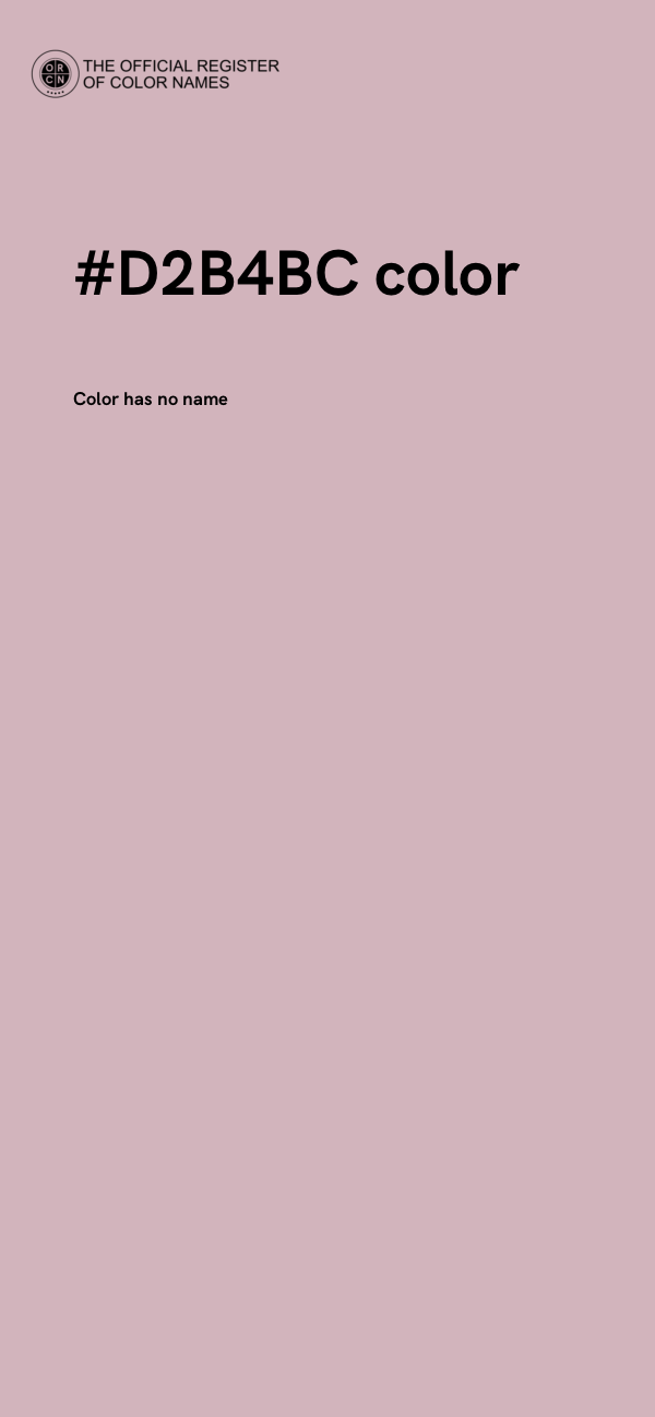 #D2B4BC color image