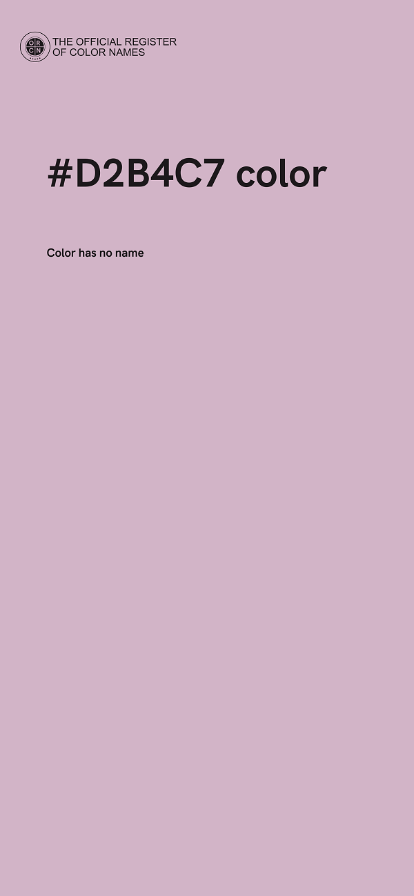 #D2B4C7 color image