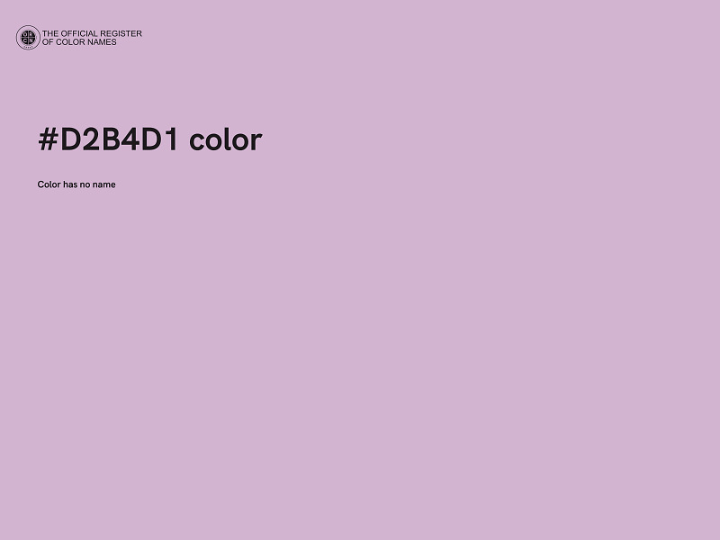 #D2B4D1 color image