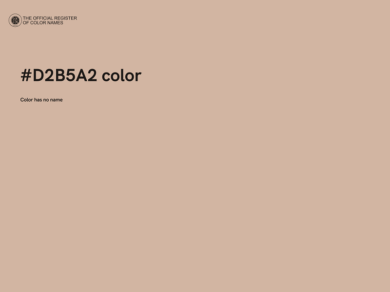 #D2B5A2 color image