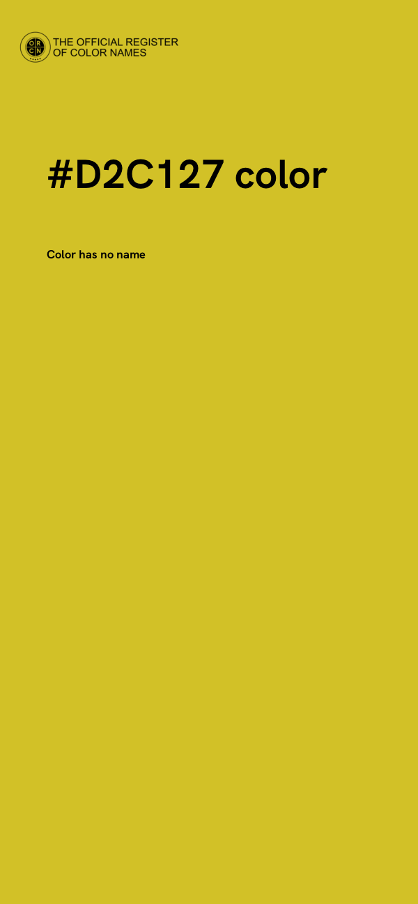 #D2C127 color image