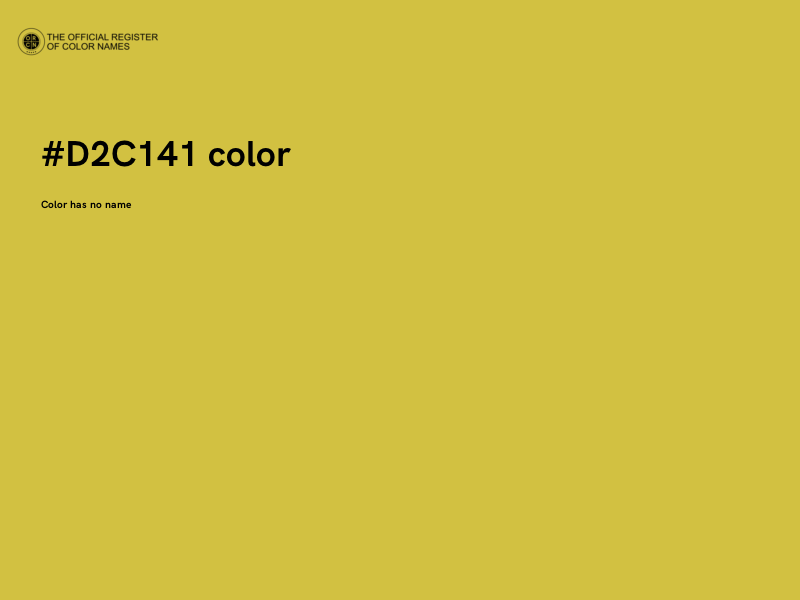 #D2C141 color image