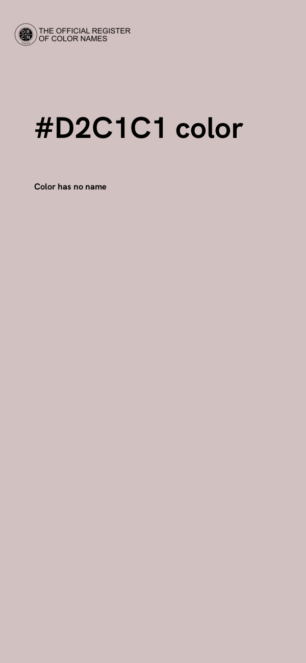 #D2C1C1 color image