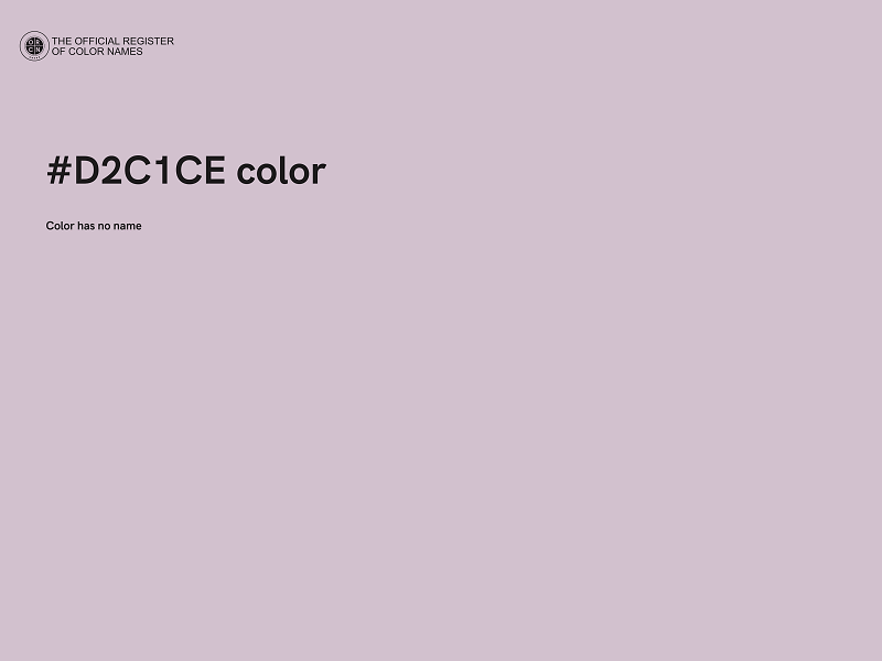 #D2C1CE color image