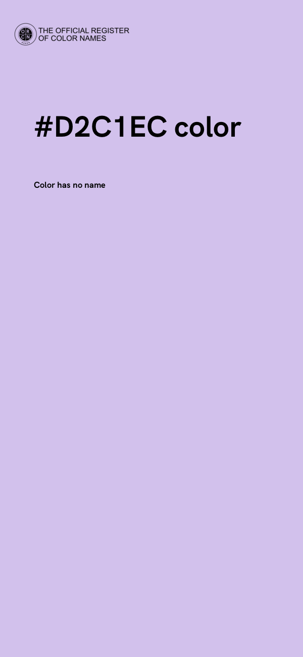 #D2C1EC color image