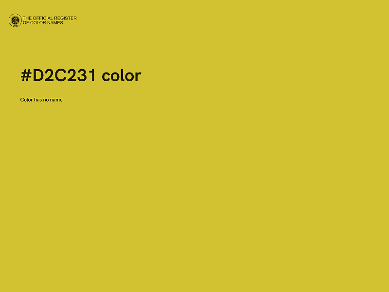 #D2C231 color image