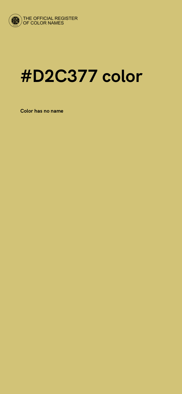 #D2C377 color image