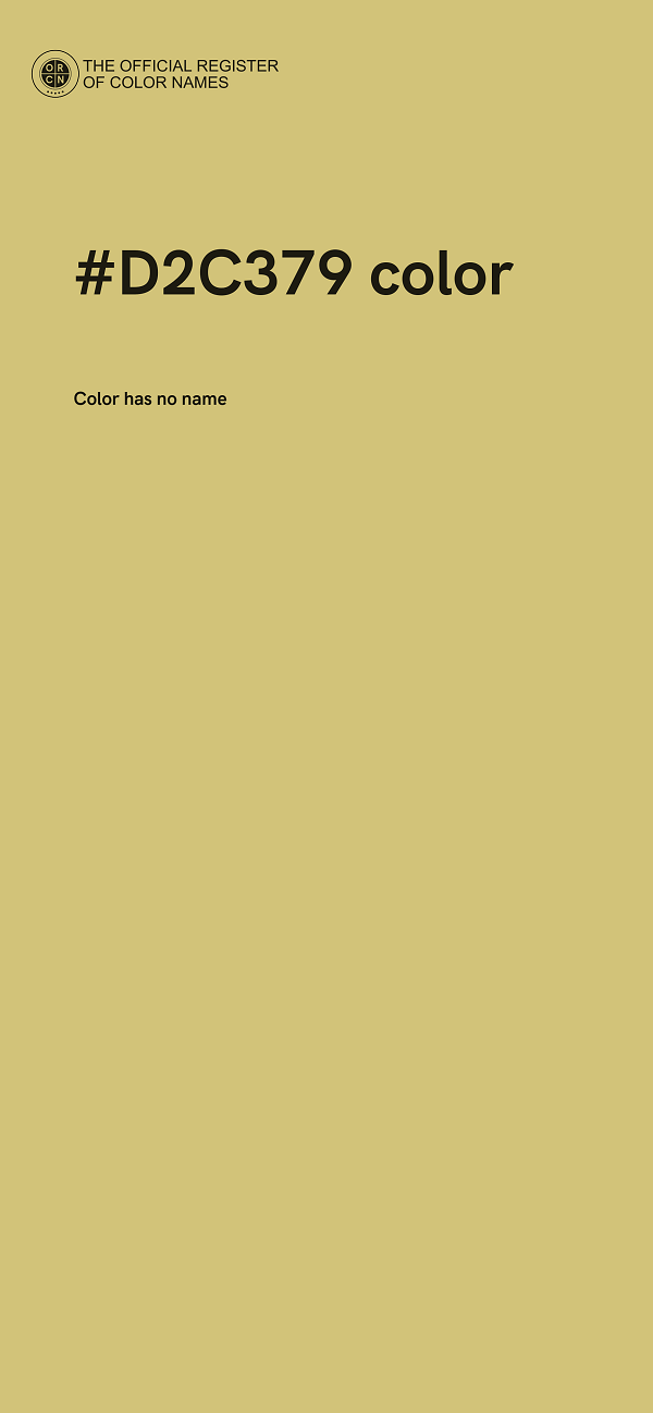 #D2C379 color image