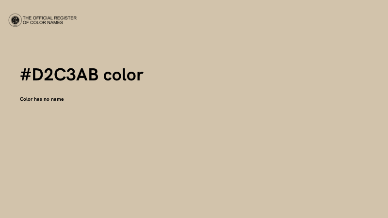 #D2C3AB color image
