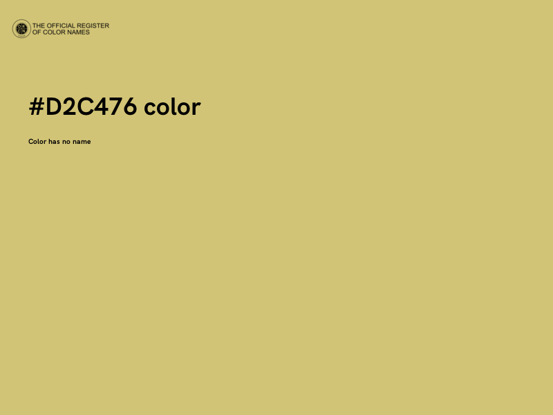 #D2C476 color image