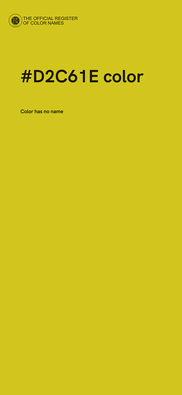 #D2C61E color image
