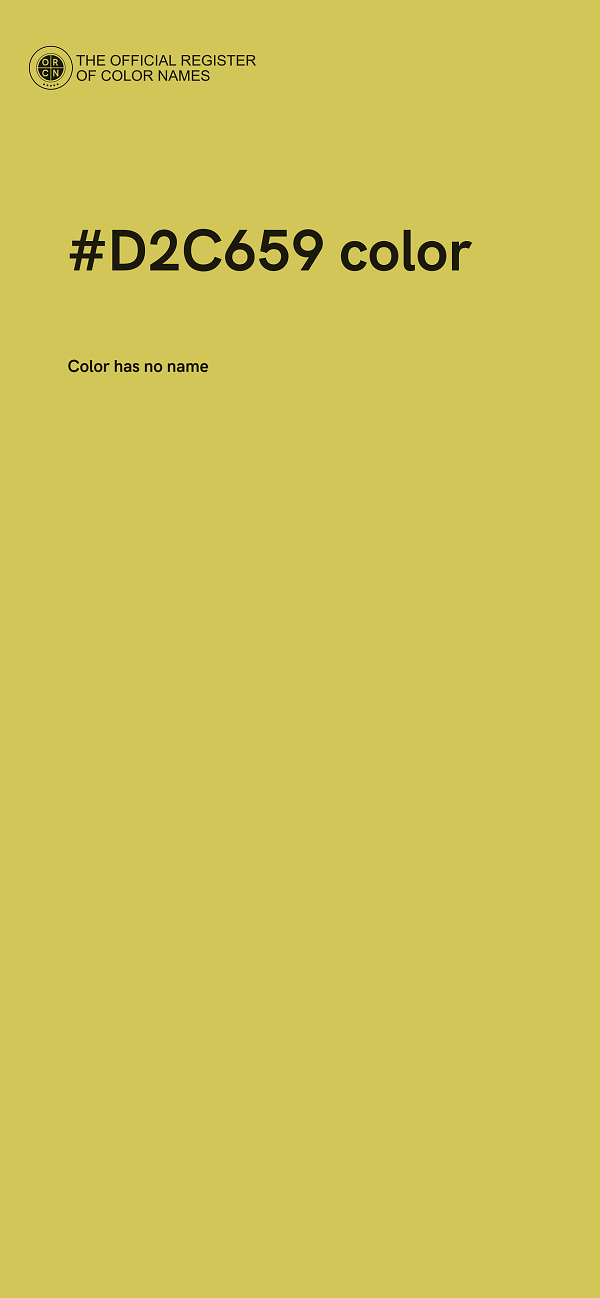 #D2C659 color image