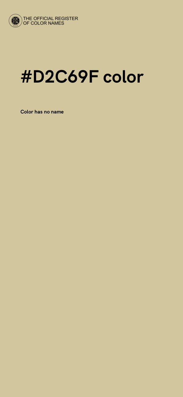 #D2C69F color image
