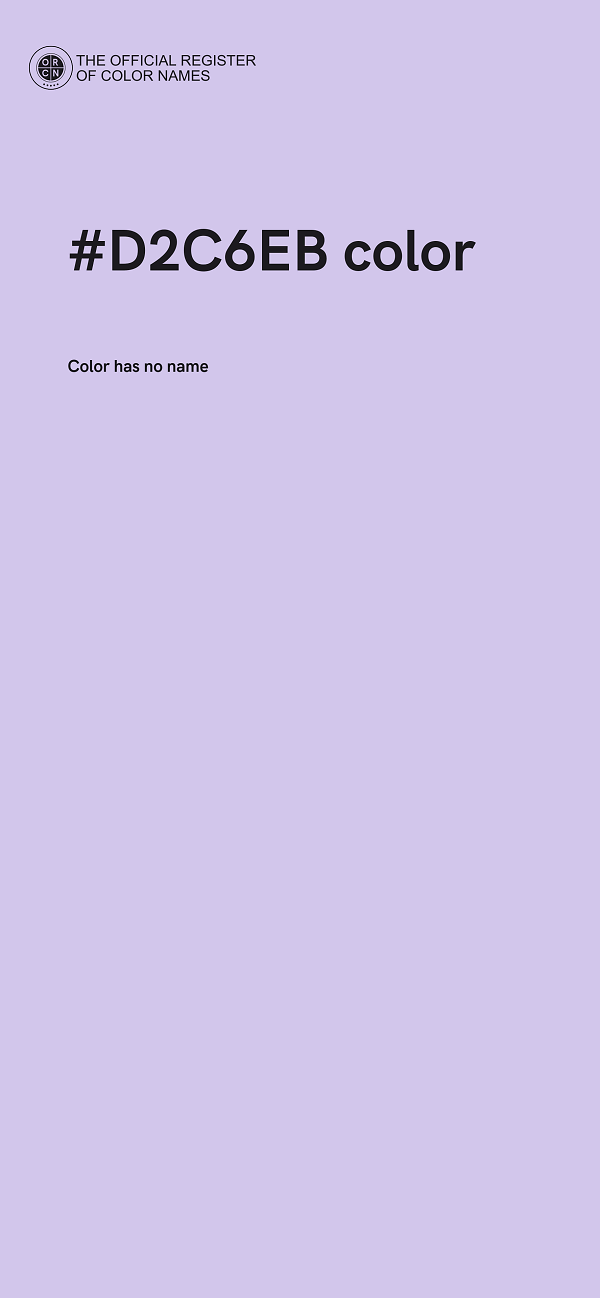 #D2C6EB color image