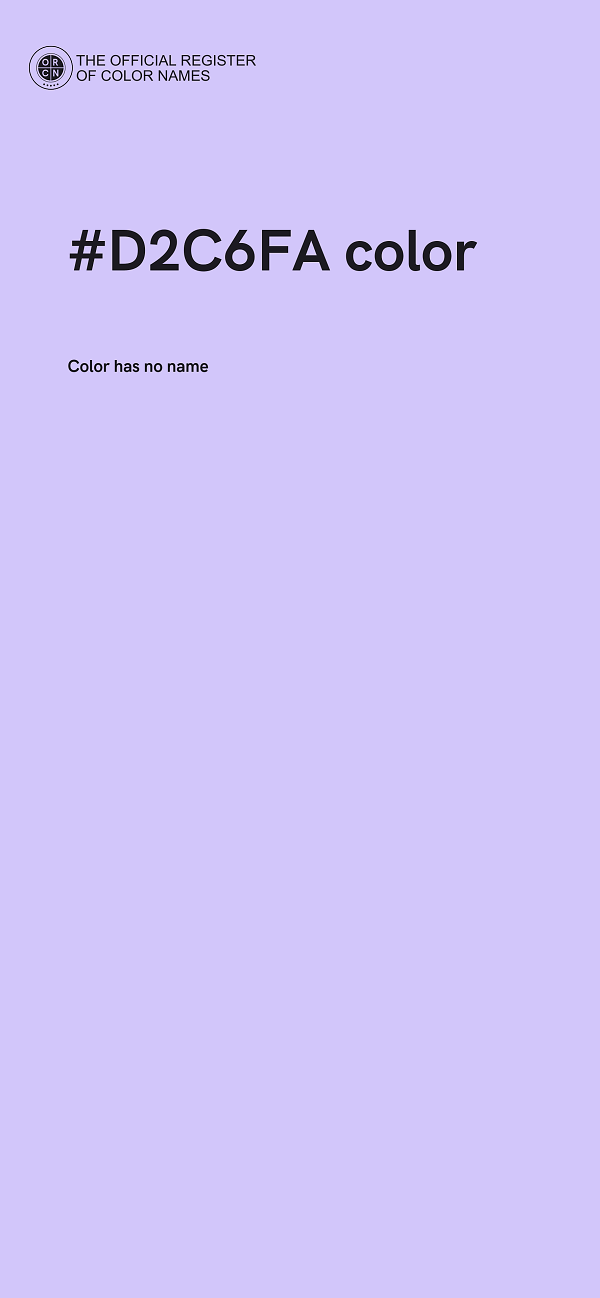 #D2C6FA color image