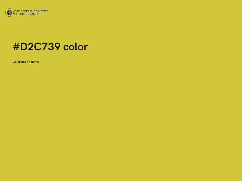 #D2C739 color image