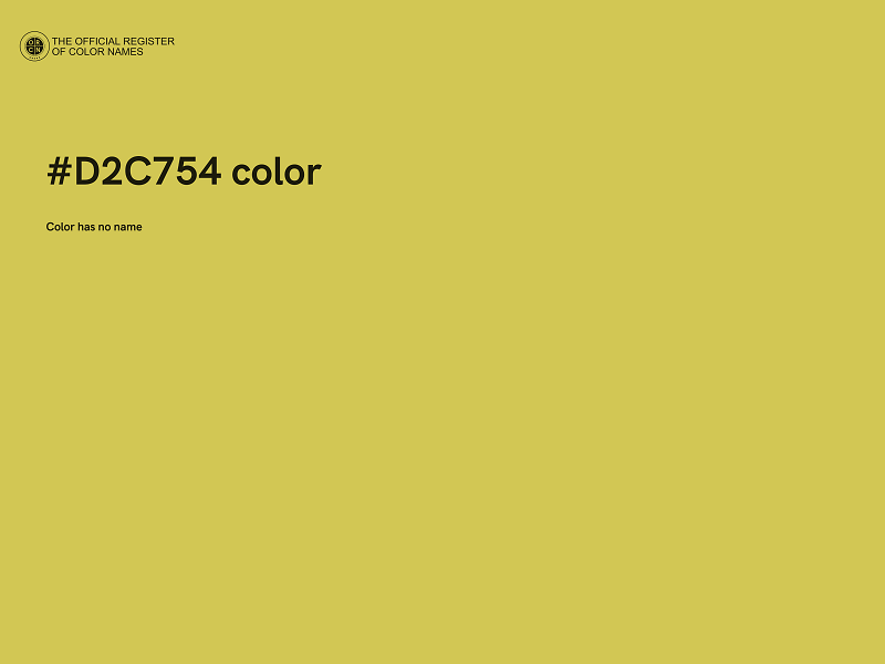 #D2C754 color image