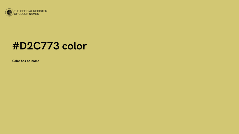 #D2C773 color image