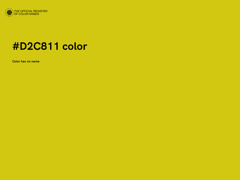 #D2C811 color image