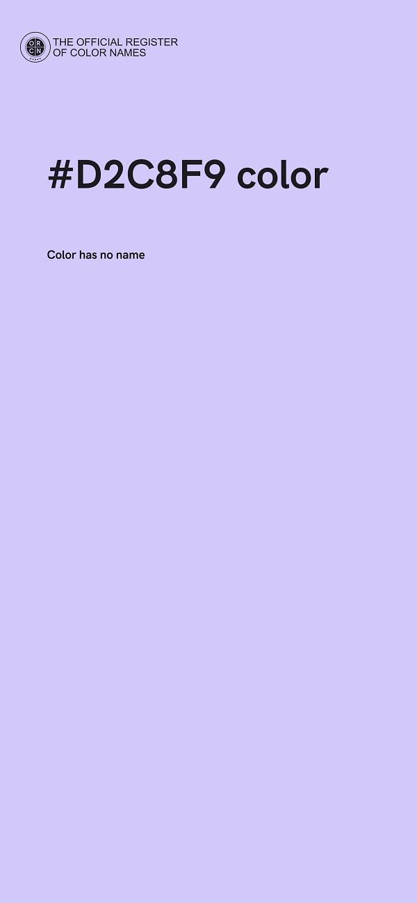 #D2C8F9 color image