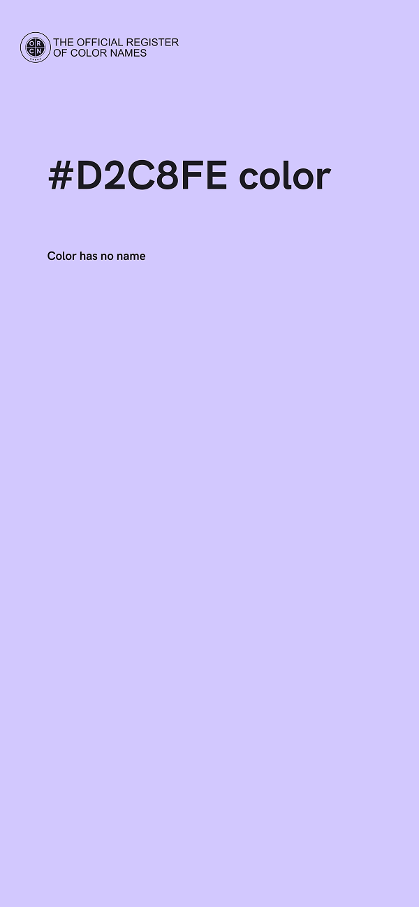 #D2C8FE color image