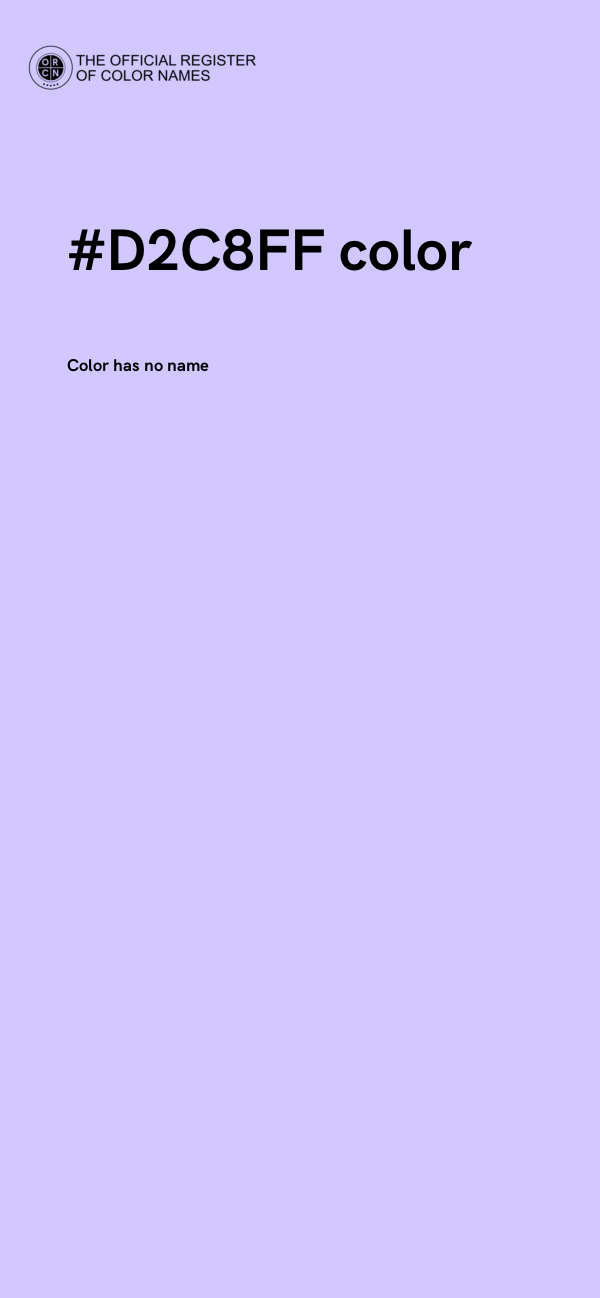 #D2C8FF color image