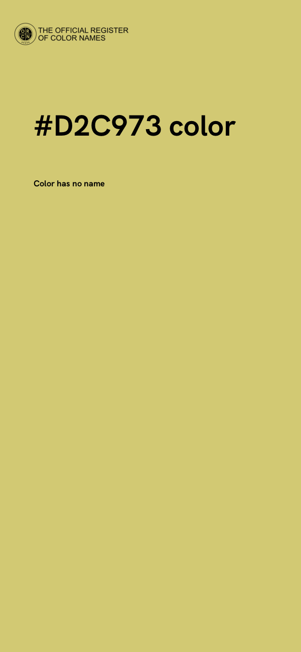 #D2C973 color image