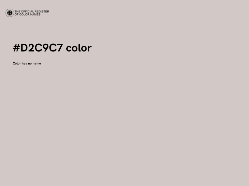 #D2C9C7 color image