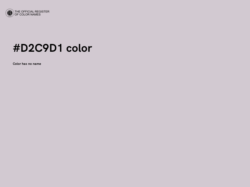 #D2C9D1 color image