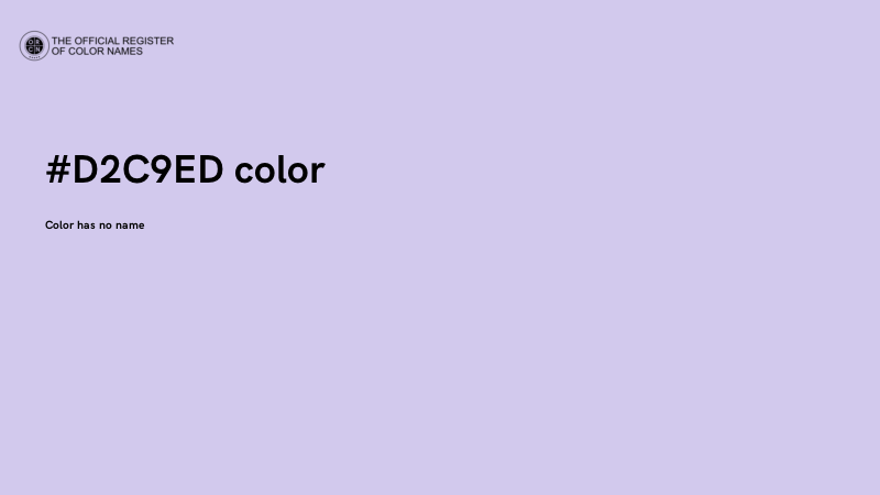 #D2C9ED color image