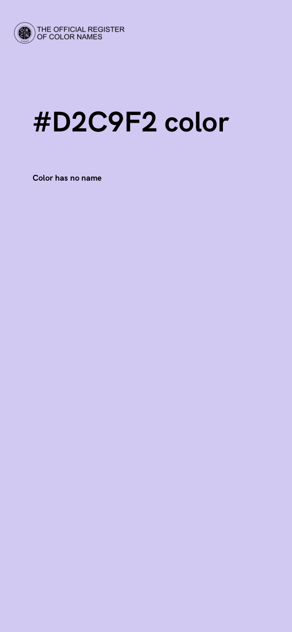 #D2C9F2 color image