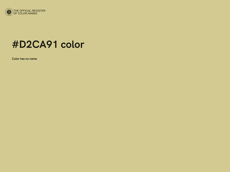 #D2CA91 color image