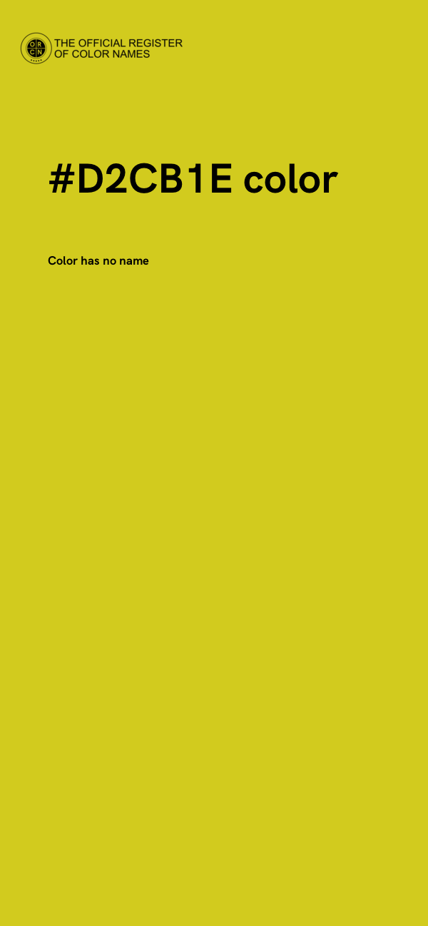 #D2CB1E color image