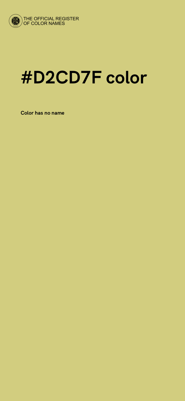 #D2CD7F color image