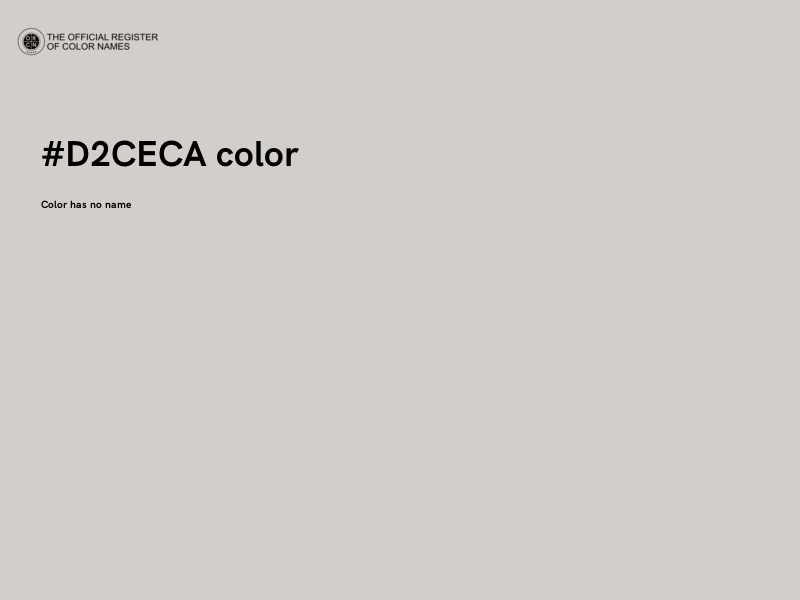 #D2CECA color image