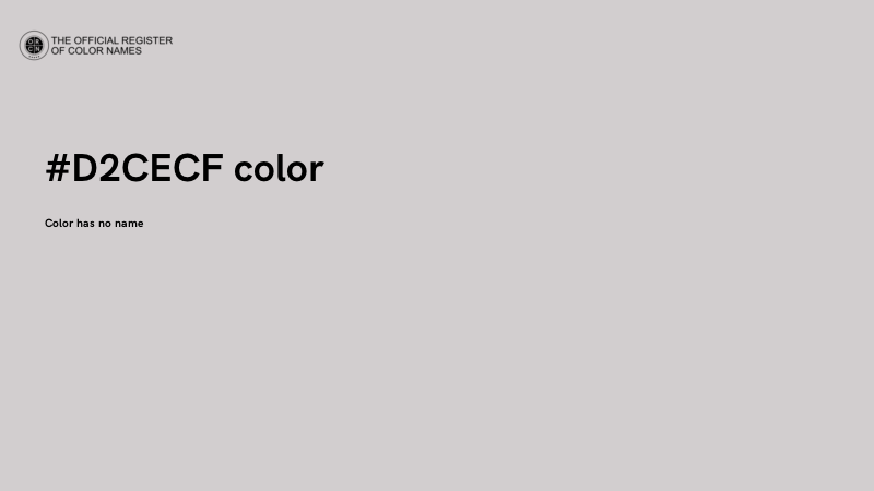 #D2CECF color image