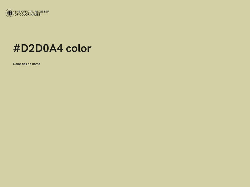 #D2D0A4 color image