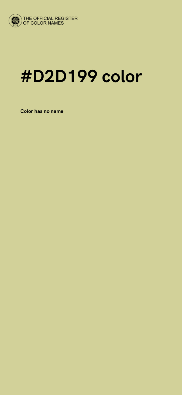 #D2D199 color image