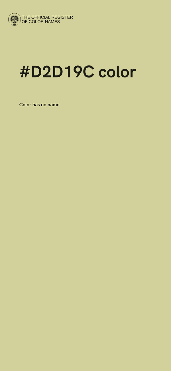 #D2D19C color image