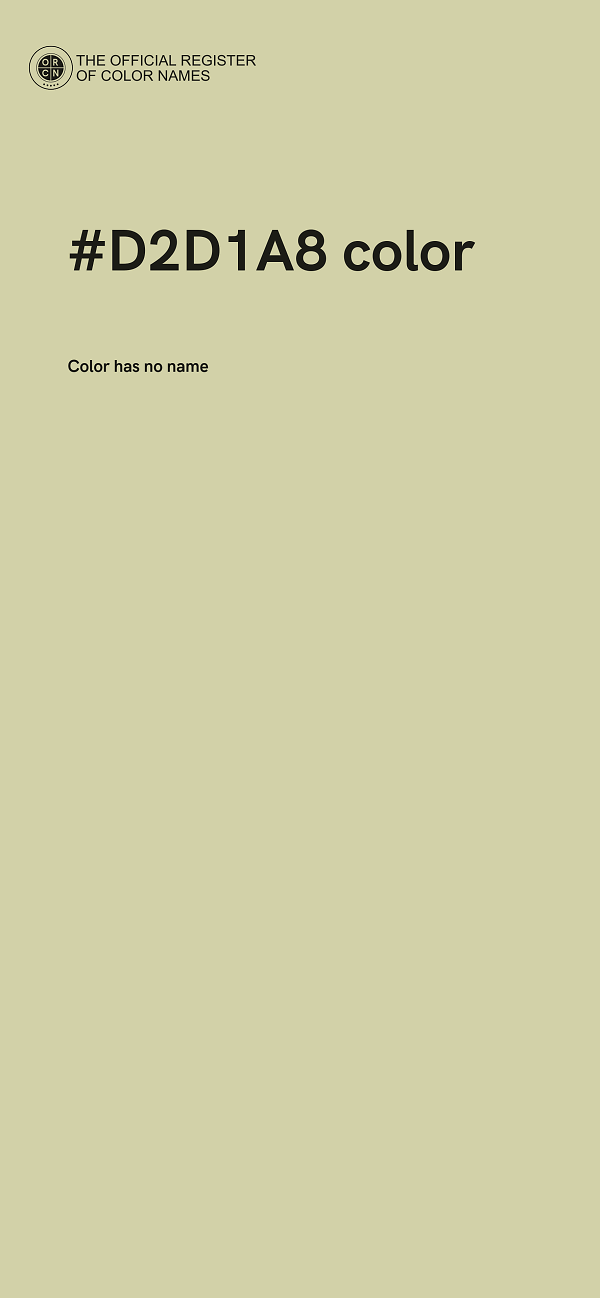 #D2D1A8 color image