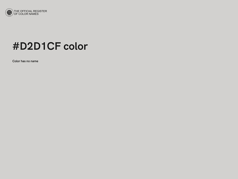 #D2D1CF color image