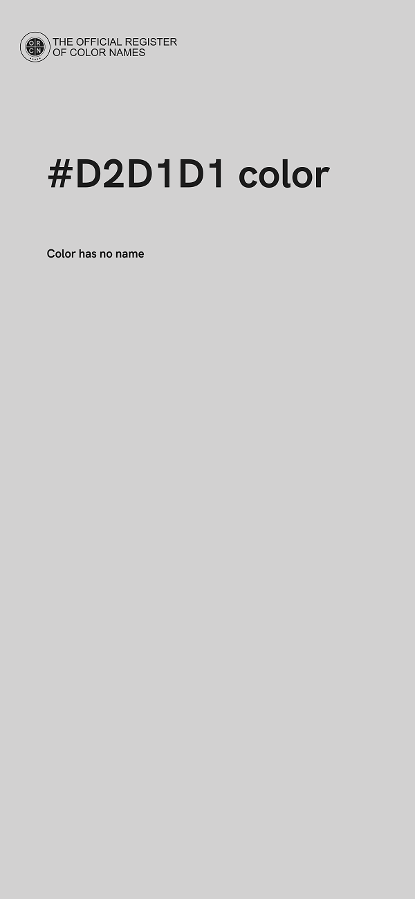 #D2D1D1 color image