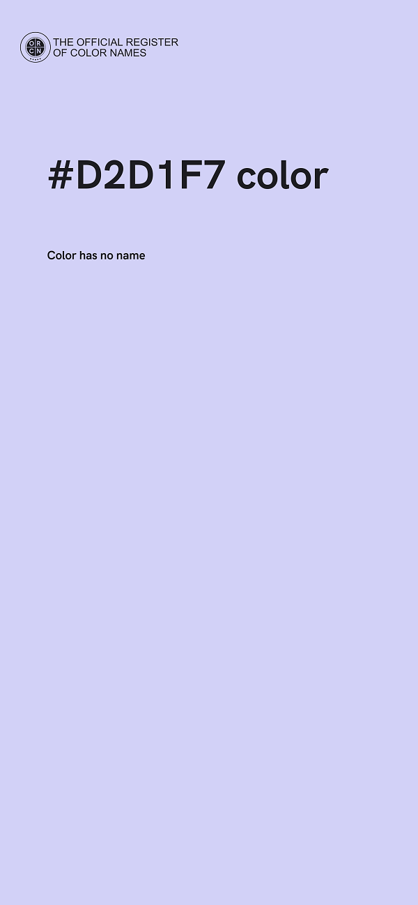 #D2D1F7 color image